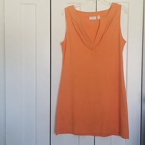 V neck dress